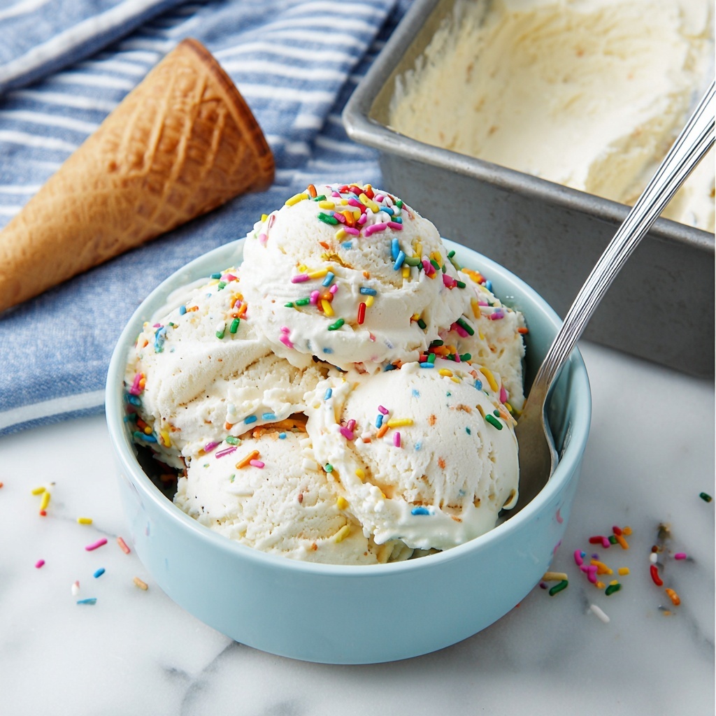No Churn Vanilla Ice Cream Recipe - Recipe Image