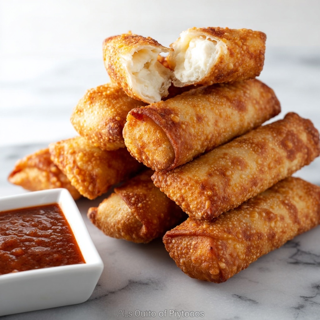 Crab Rangoon Egg Rolls Recipe - Recipe Image