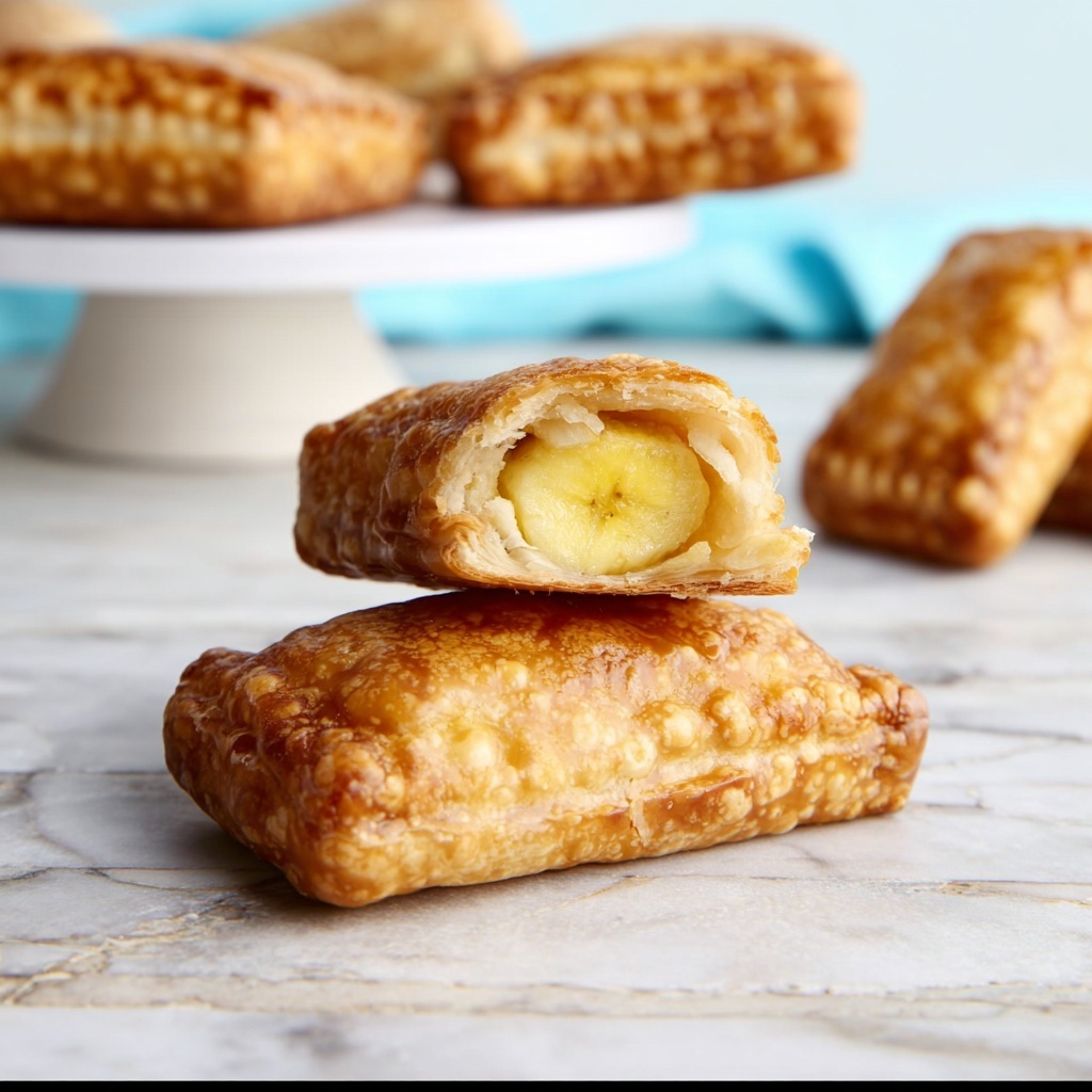 Peanut Butter Banana Egg Rolls Recipe - Recipe Image