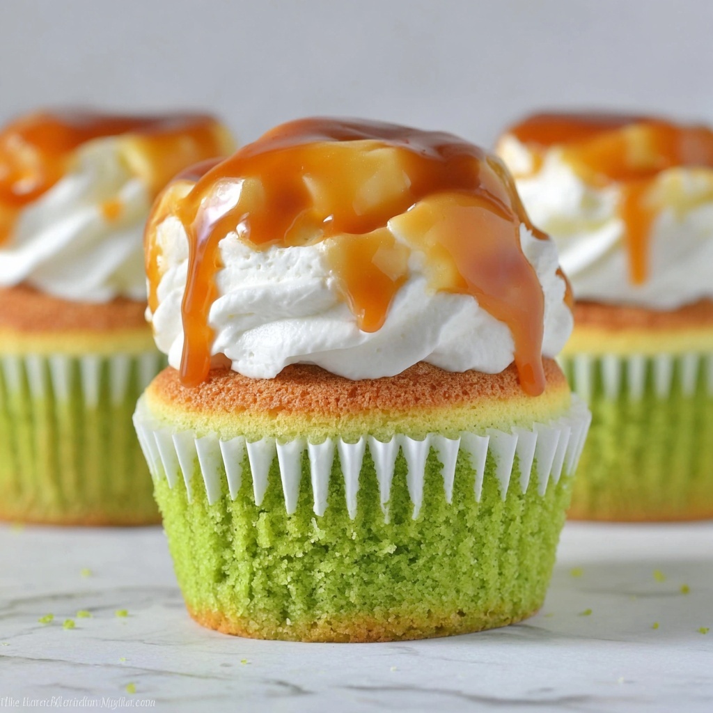 The Best Caramel Apple Cupcakes Recipe - Recipe Image