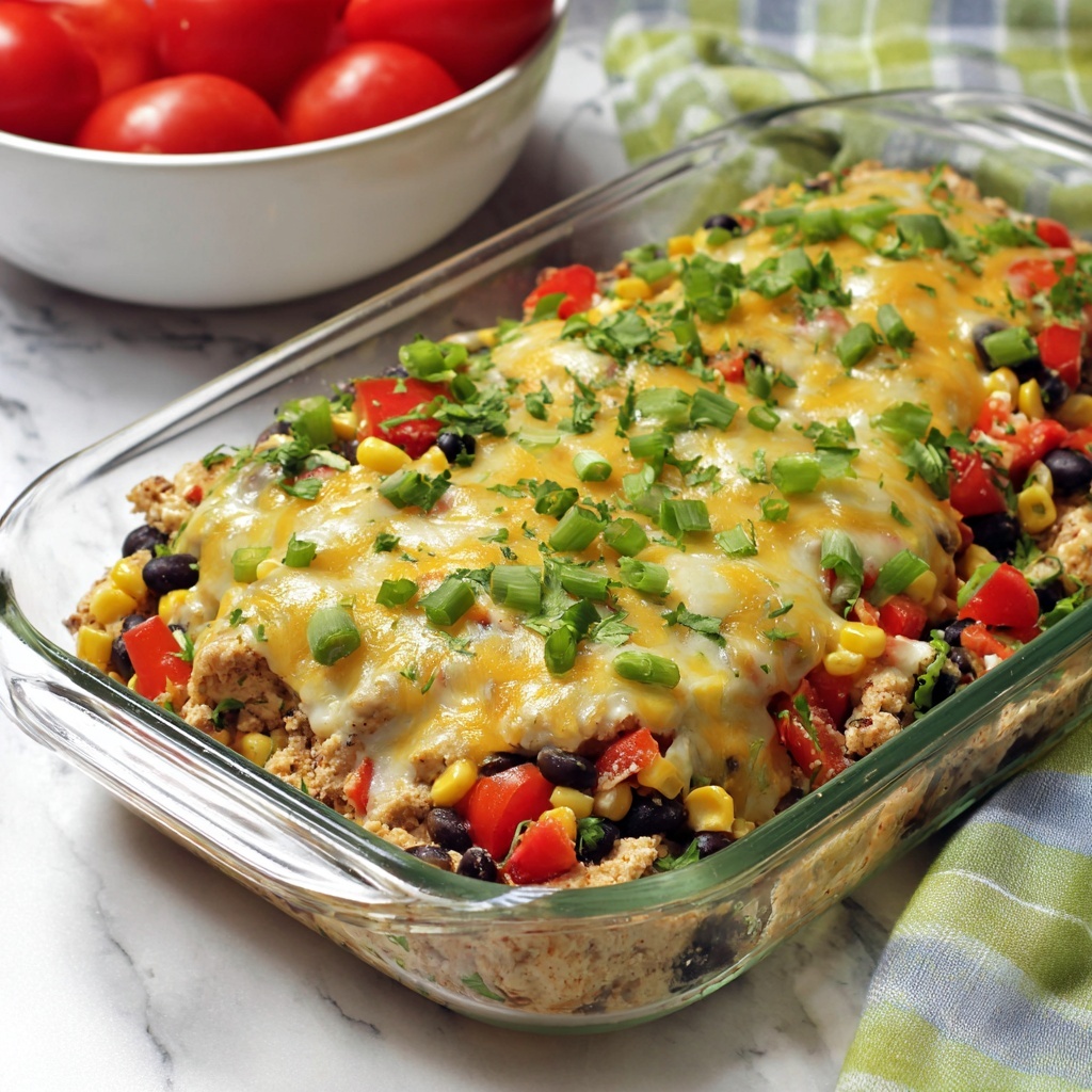 Smothered Southwest Chicken Bake Recipe - Recipe Image