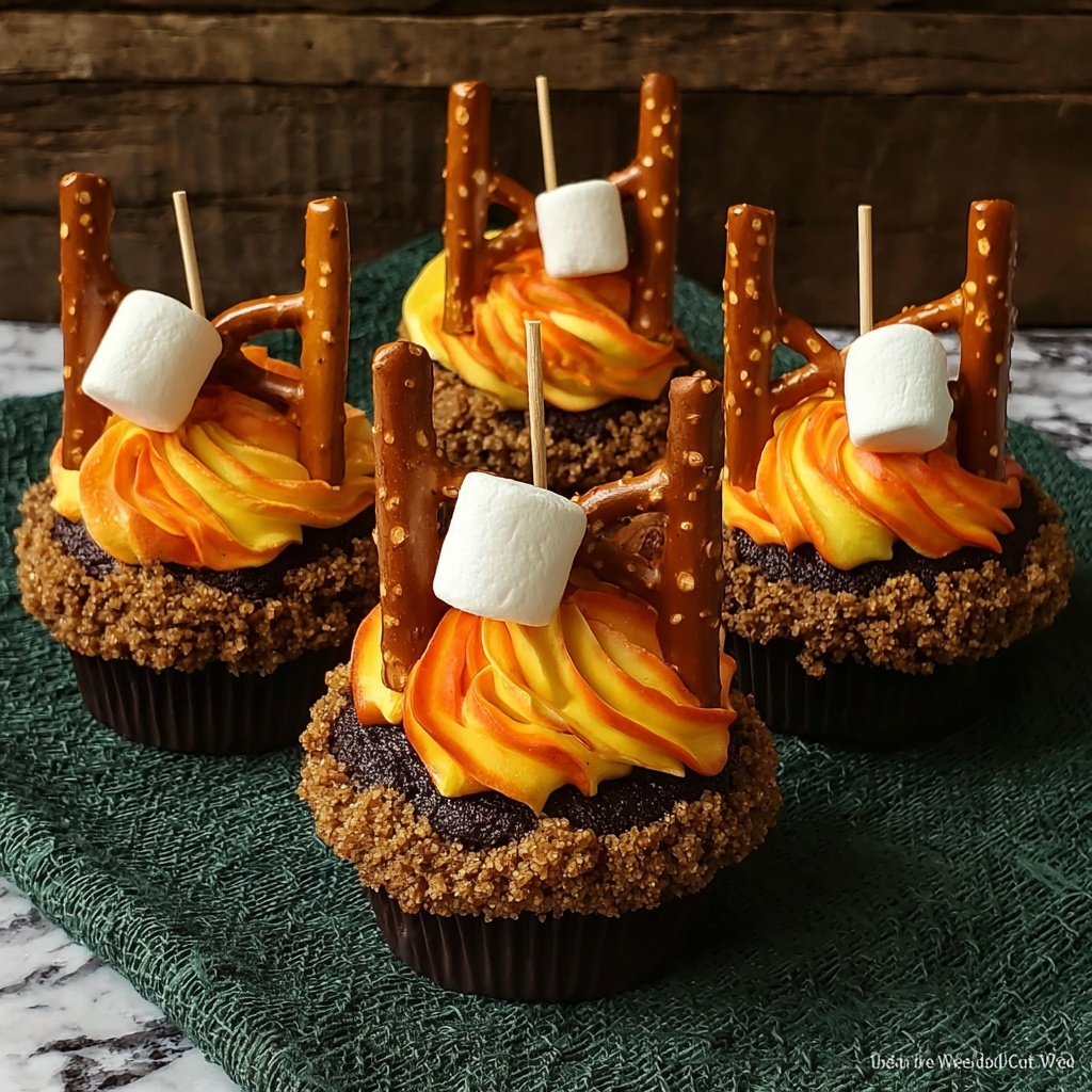 Campfire Cupcakes Recipe - Recipe Image