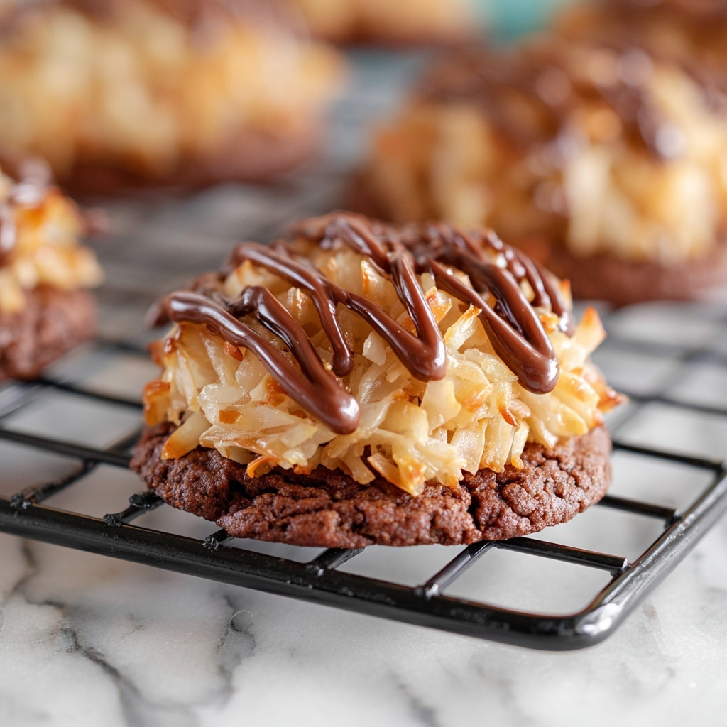 German Chocolate Cookies Recipe - Recipe Image