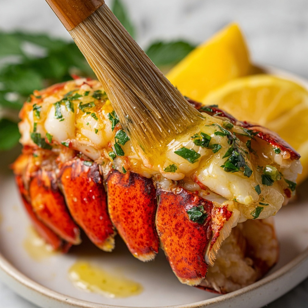 Grilled Lobster Tails with Lemon Herb Butter Recipe - Recipe Image