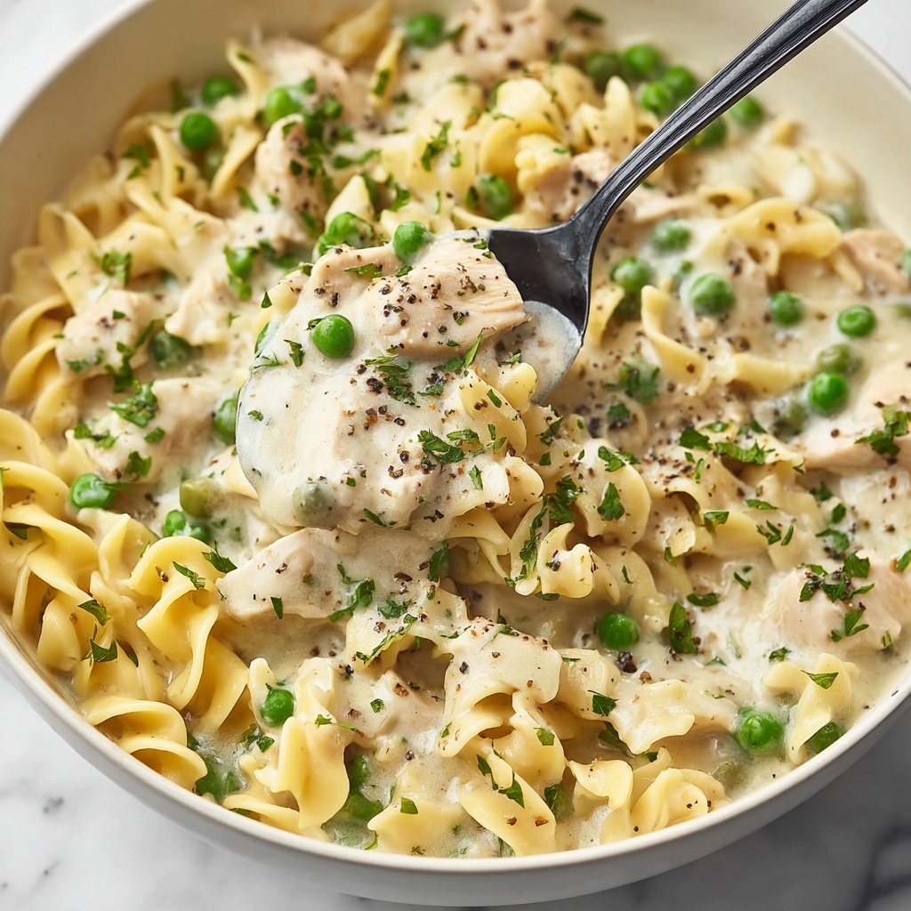 Creamy Chicken and Noodles Bake Recipe - Recipe Image