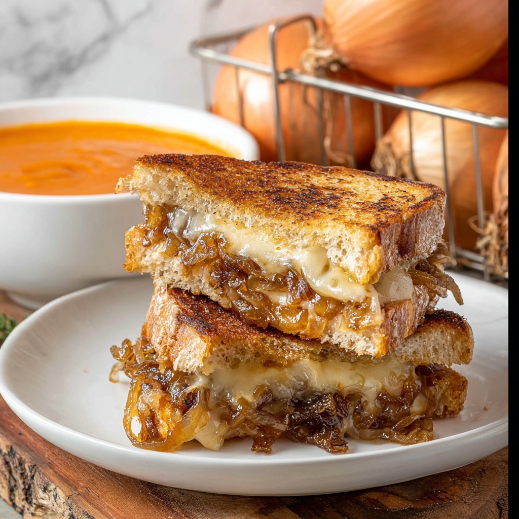French Onion Grilled Cheese Recipe - Recipe Image