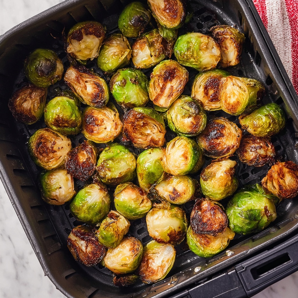 Air Fryer Honey Balsamic Brussels Sprouts Recipe - Recipe Image
