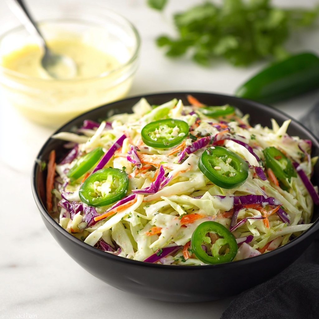 Spicy Jalapeno Coleslaw Recipe - Recipe Image