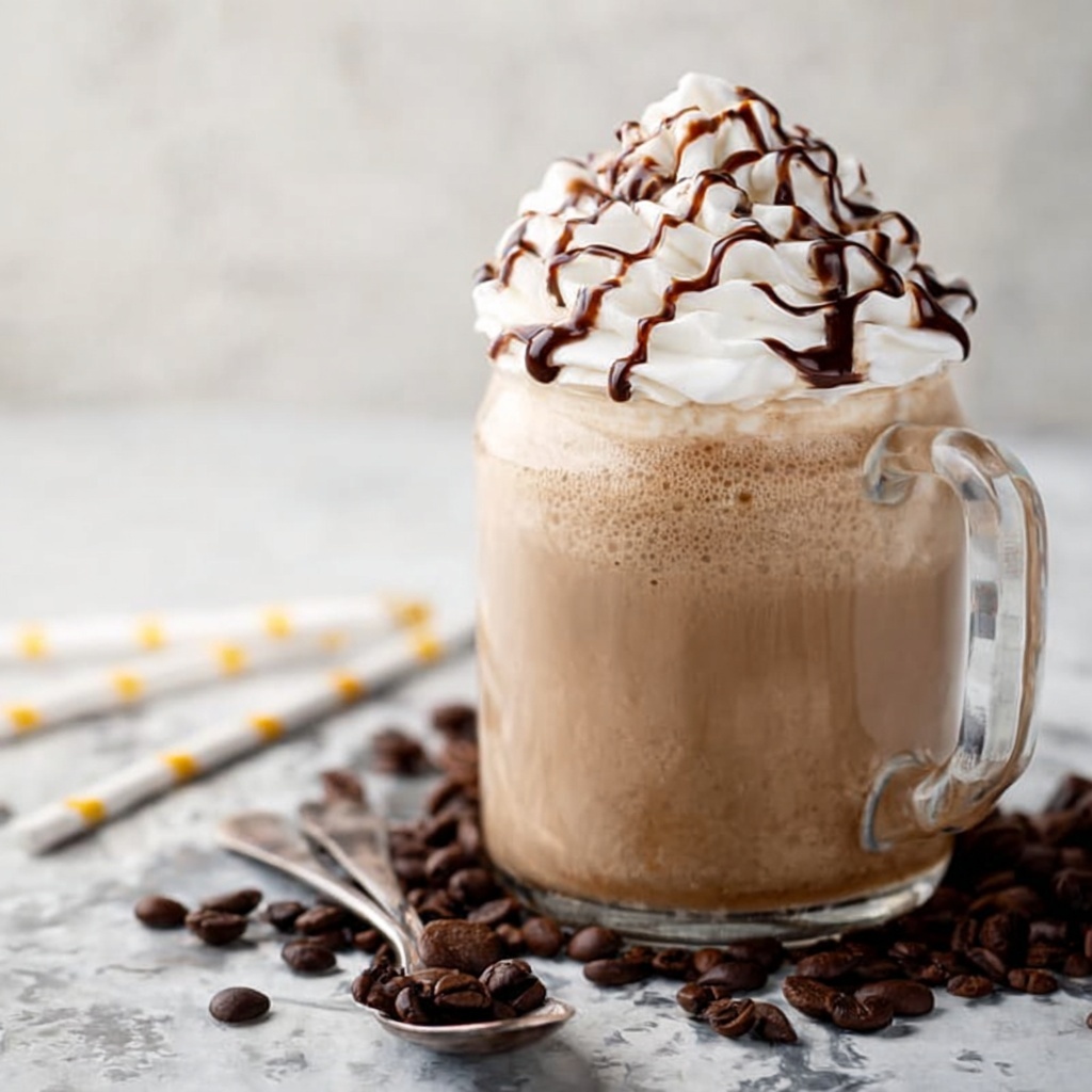Boozy Fudge Coffee Frappuccino Recipe - Recipe Image