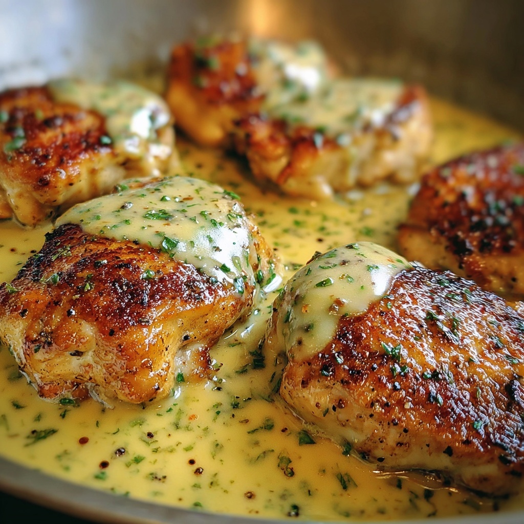 Creamy Garlic Parmesan Chicken in a Dreamy Sauce Recipe - Recipe Image