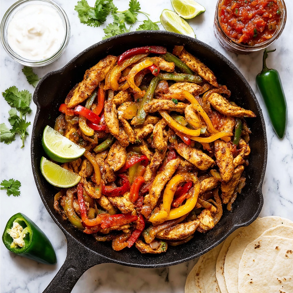 Easy Chicken Fajitas Recipe - Recipe Image