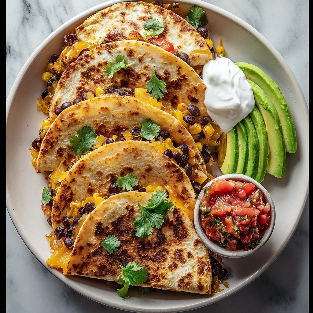 Healthy Black Bean Quesadilla Recipe - Recipe Image