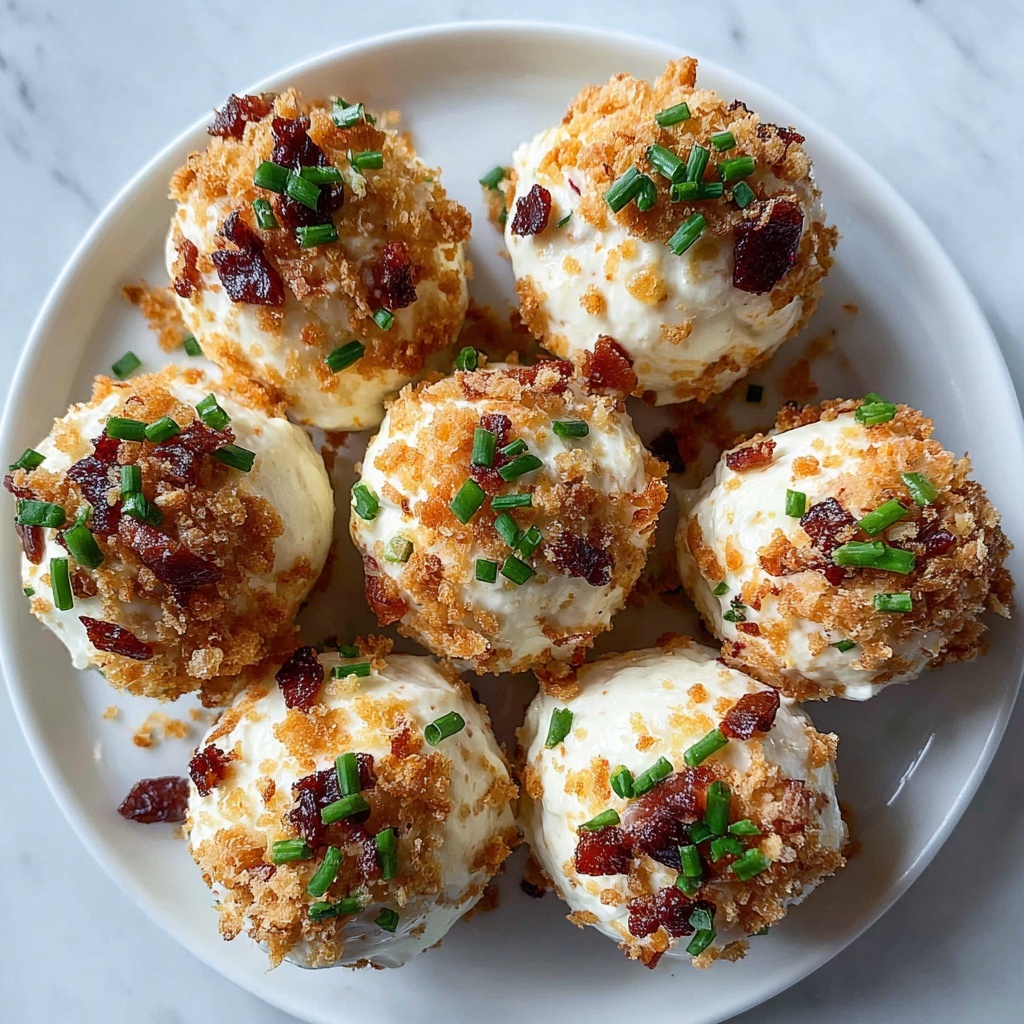 Mini Bacon Ranch Cheeseballs Recipe - Recipe Image
