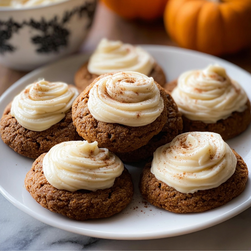 Pumpkin Spice Cookies with Cream Cheese Frosting Recipe - Recipe Image