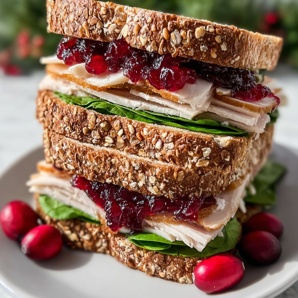 Hot Cranberry Turkey Sandwich Recipe - Recipe Image