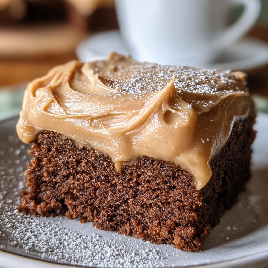 Gingerbread Cake with Cinnamon Molasses Frosting Recipe - Recipe Image