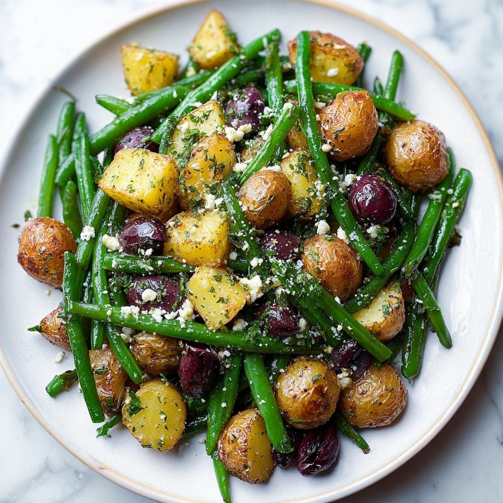 Warm Green Bean and Potato Salad with Lemon Dijon Dressing Recipe - Recipe Image