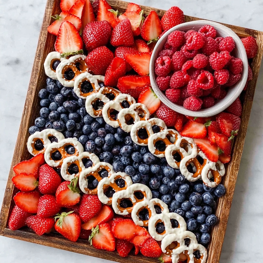 Flag Fruit Tray Recipe - Recipe Image