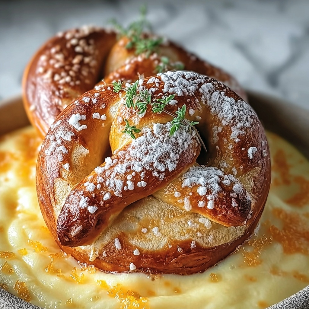Cinnamon Sugar Soft Pretzels Recipe - Recipe Image