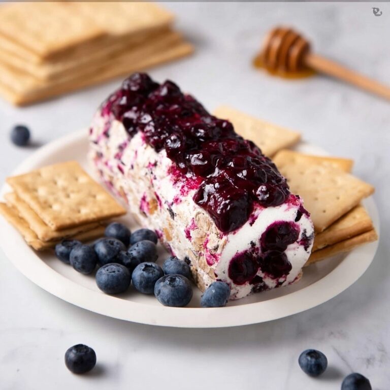 Blueberry Goat Cheese Log Recipe