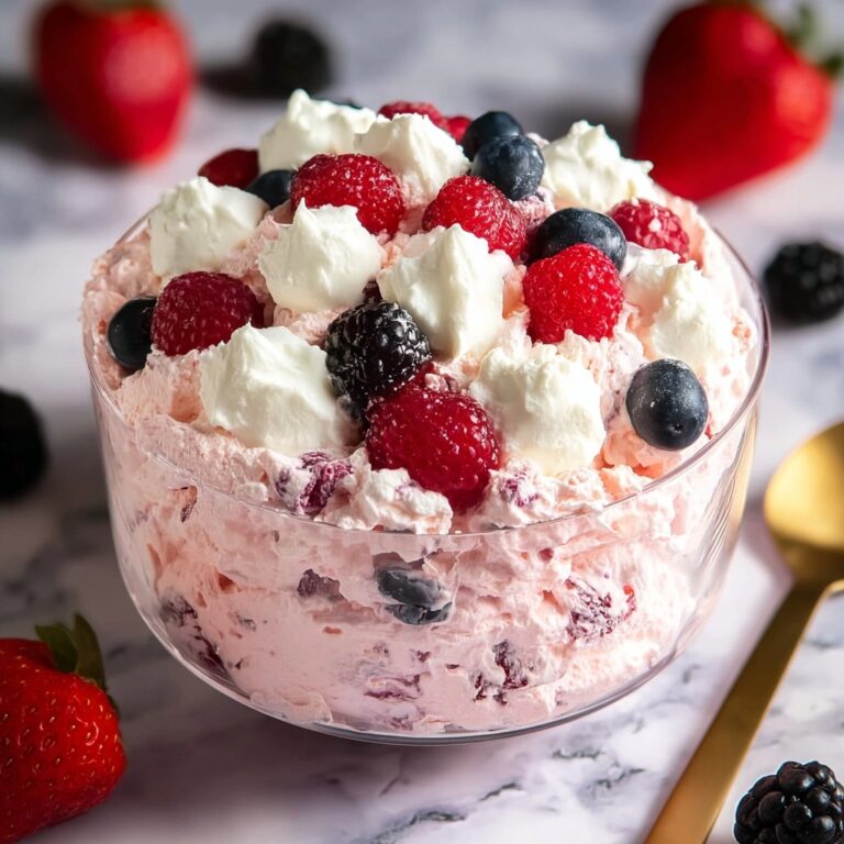 Berry Cheesecake Fluff Salad Recipe