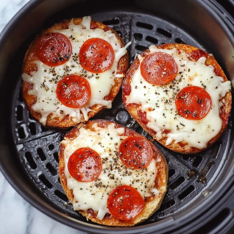 Air Fryer Bagel Pizzas Recipe