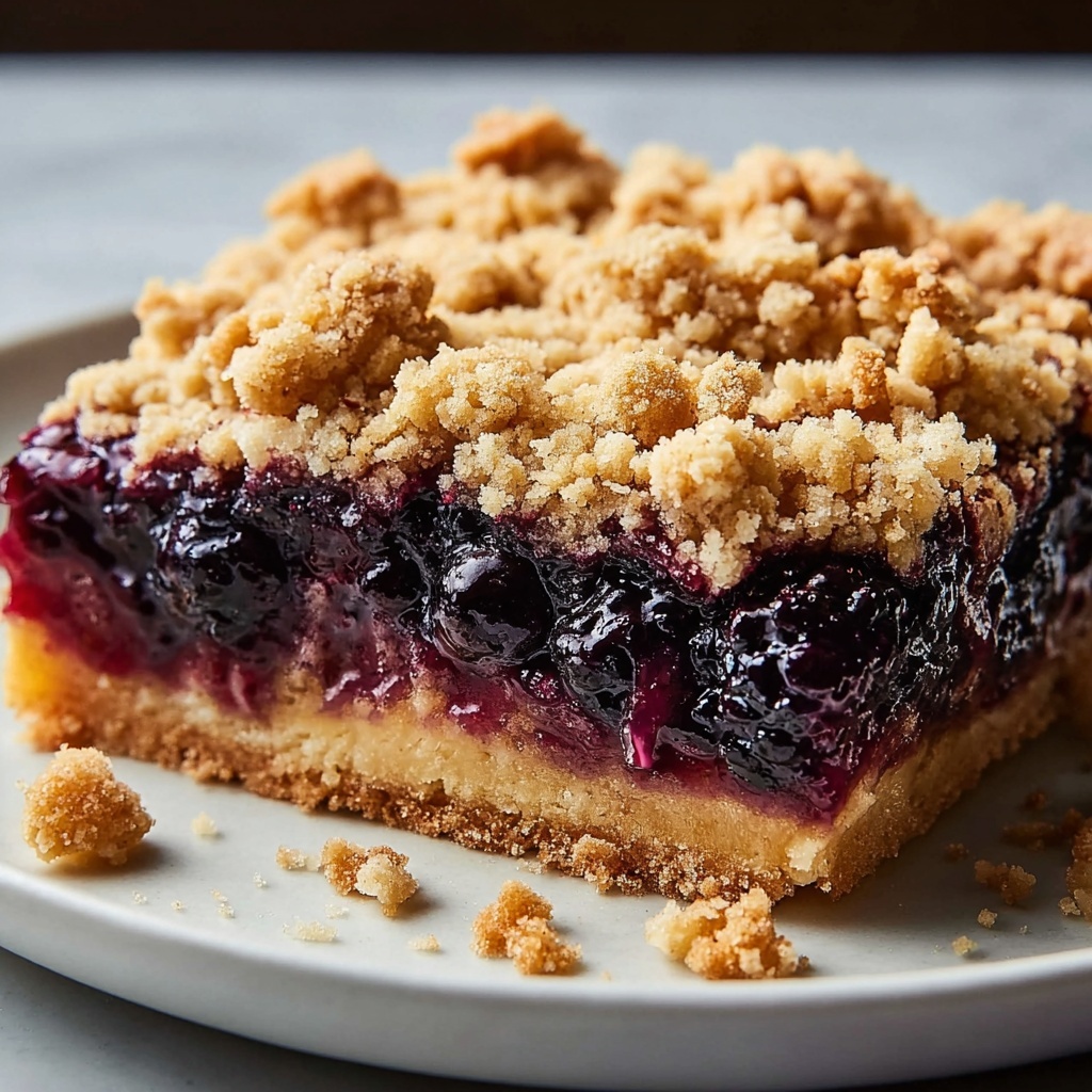 Almond Oat Crumble Blackberry Pie Recipe - Recipe Image