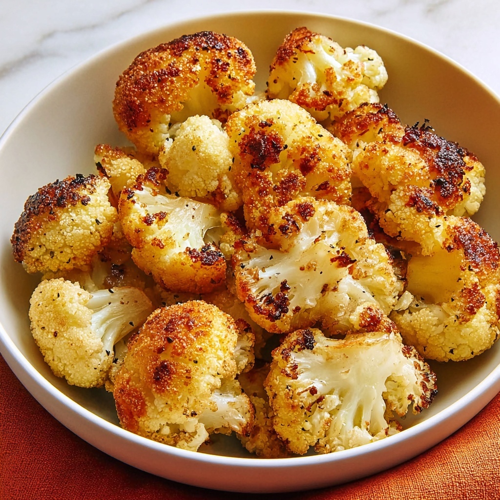 Crispy Parmesan Cauliflower Bites Recipe - Recipe Image