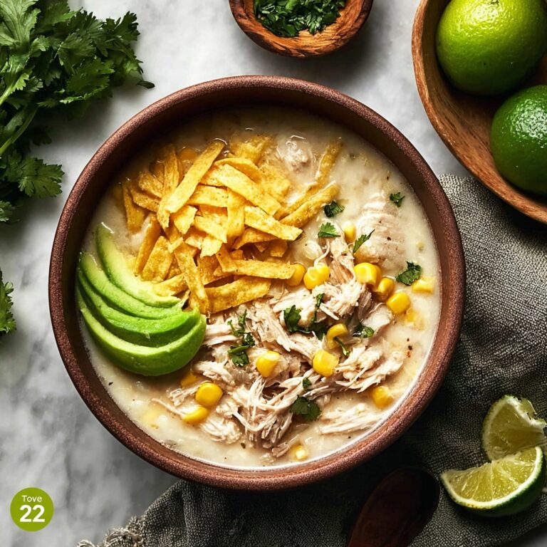 Flavorful Crockpot White Chicken Chili Soup Recipe