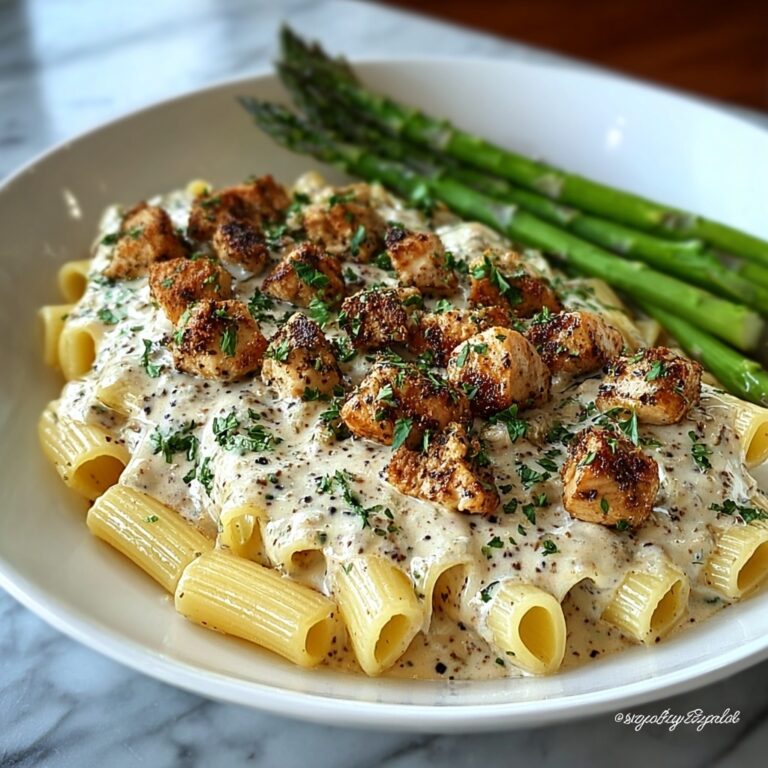Creamy Greek Chili Chicken Alfredo with Smoked Feta Recipe