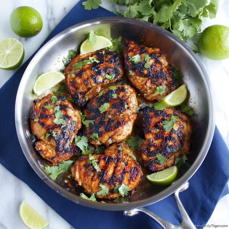 Cilantro Lime Chicken Thighs Recipe