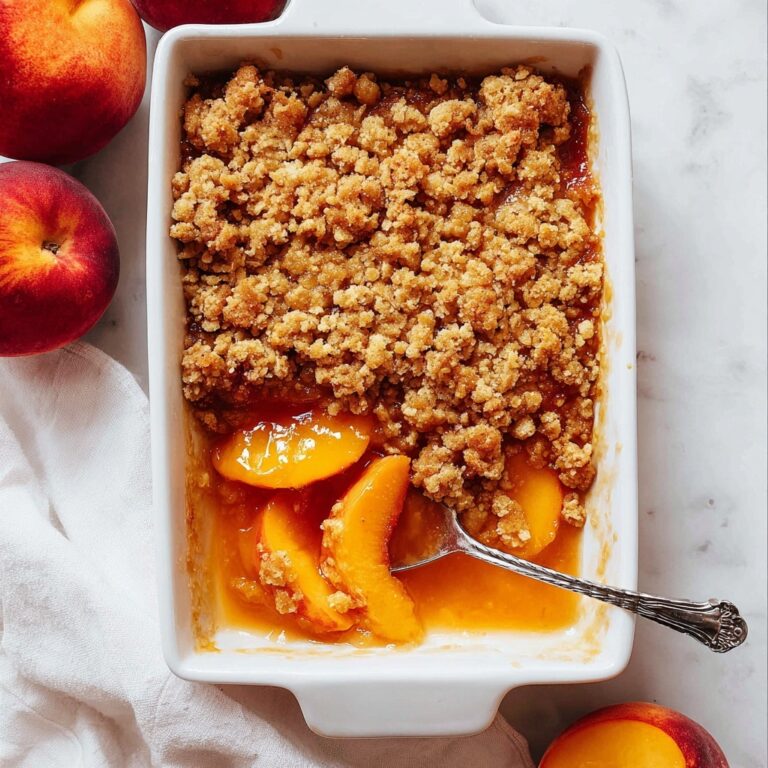 Easy Peach Crumble Recipe
