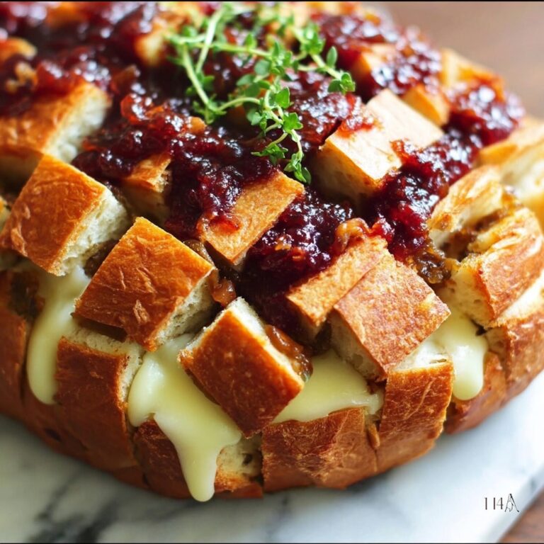 Cranberry Brie Pull-Apart Bread Recipe