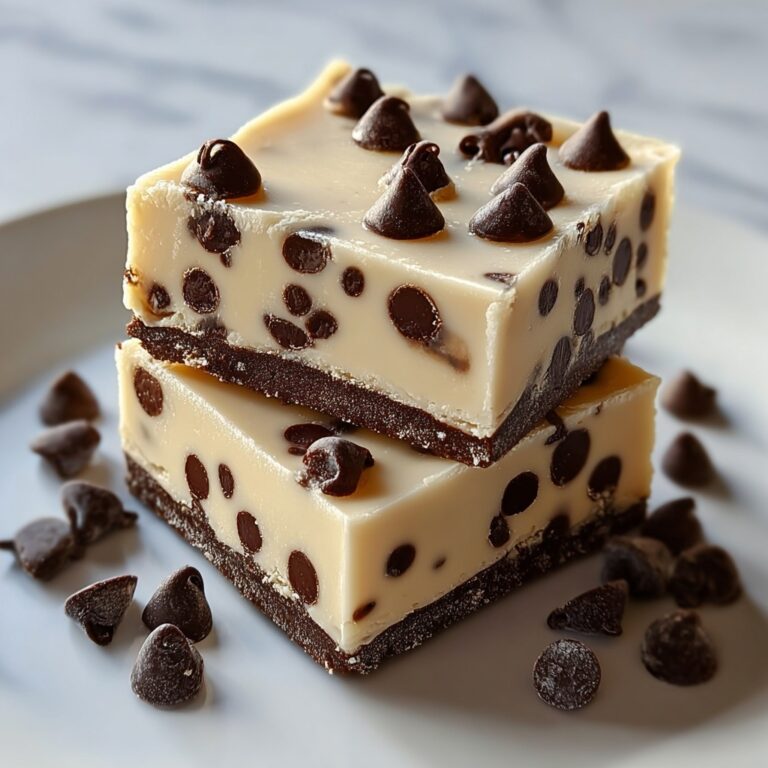 Chocolate Chip Cheesecake Bars Recipe
