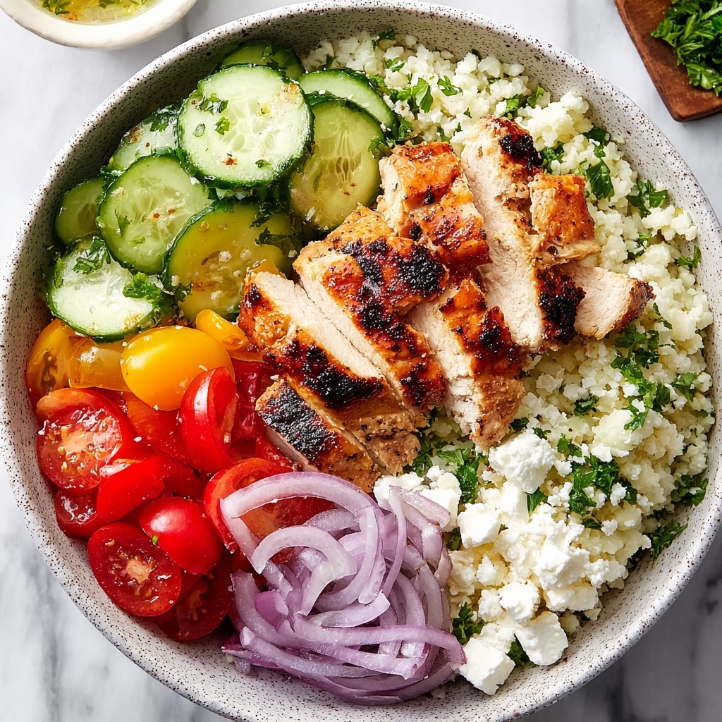 Greek Chicken Bowls Recipe - Recipe Image