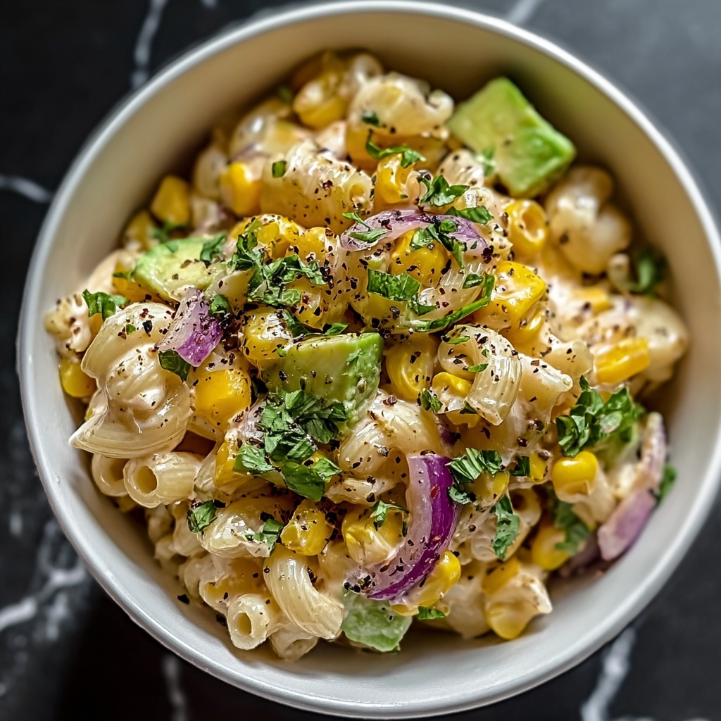 Mexican Street Corn Pasta Salad Recipe - Recipe Image