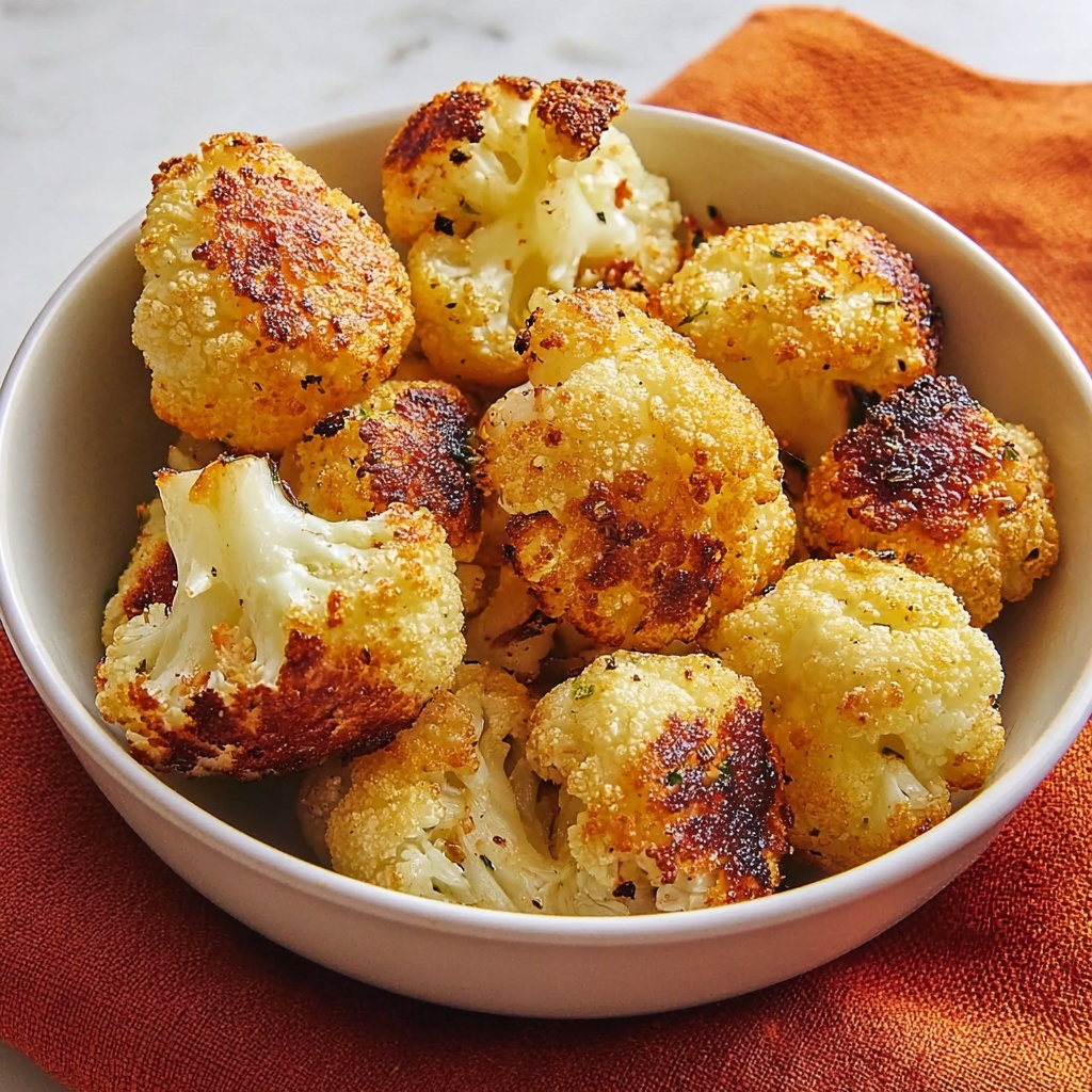 Crispy Parmesan Cauliflower Bites Recipe - Recipe Image