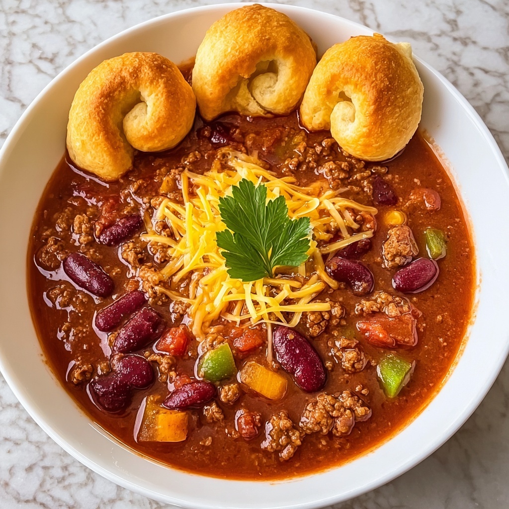 Hillbilly Chili and Cinnamon Rolls Recipe - Recipe Image