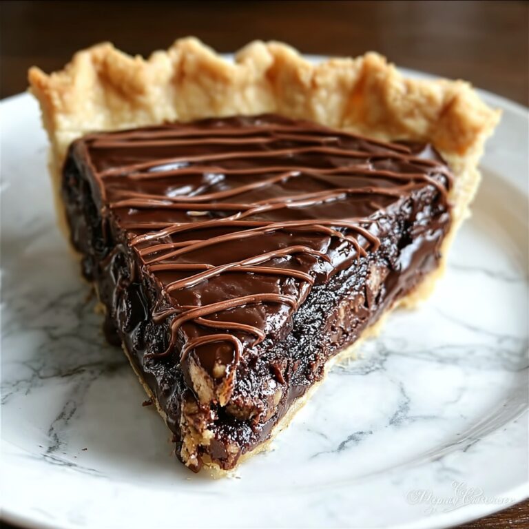 Indulgent Decadent Hot Fudge Pie for Chocolate Lovers Recipe