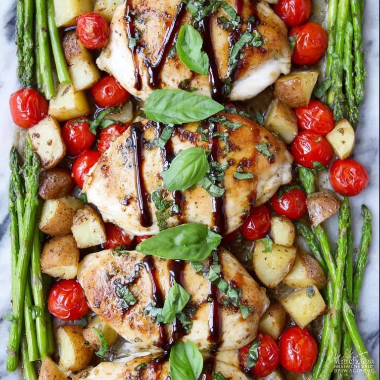 Sheet Pan Caprese Chicken Recipe