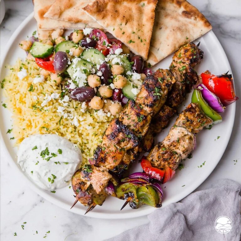 Grilled Greek Chicken Kabobs Recipe