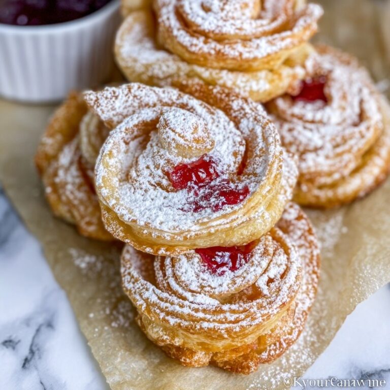 Monte Cristo Puff Pastry Pinwheels Recipe