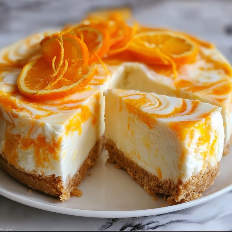 No-Bake Orange Creamsicle Cheesecake Recipe