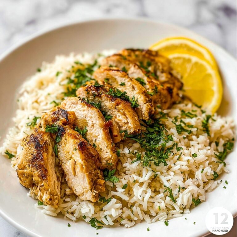 One Pot Lemon Herb Chicken Rice Recipe