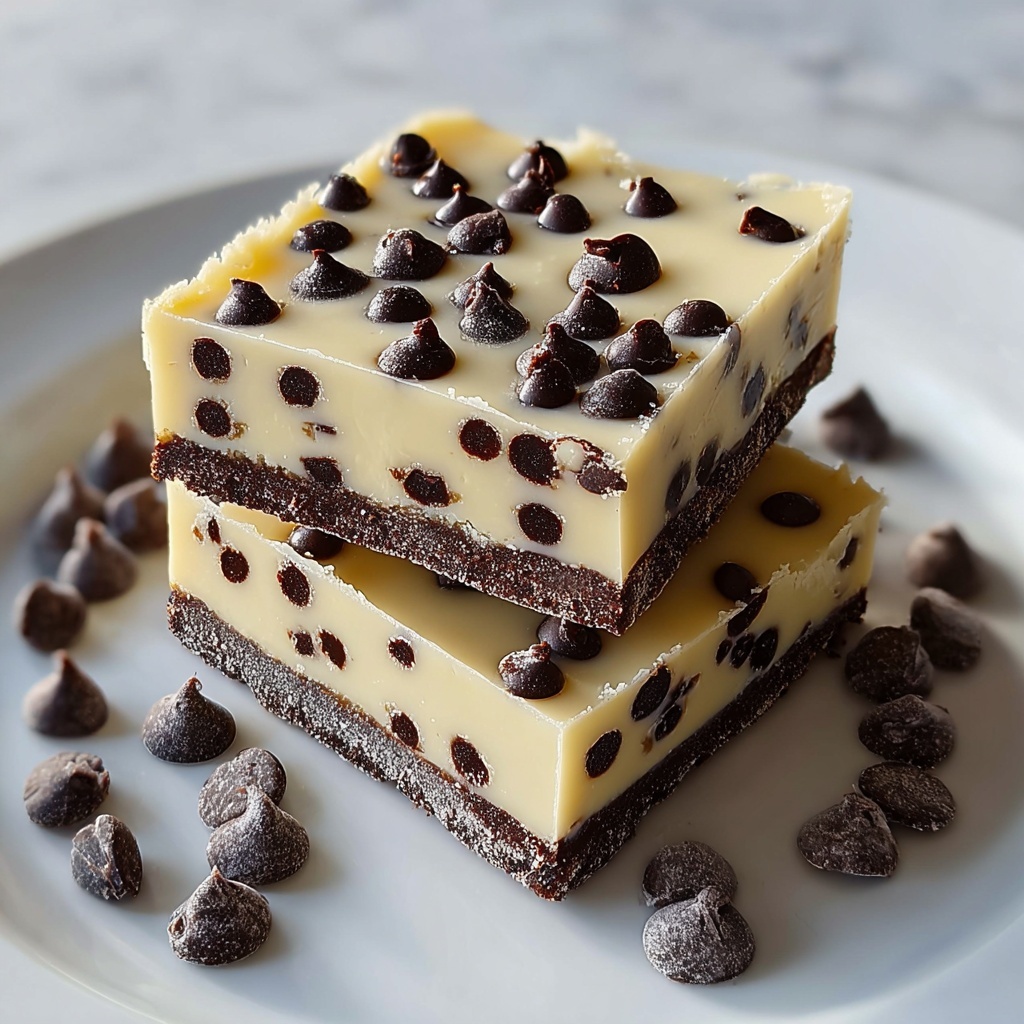 Chocolate Chip Cheesecake Bars Recipe - Recipe Image