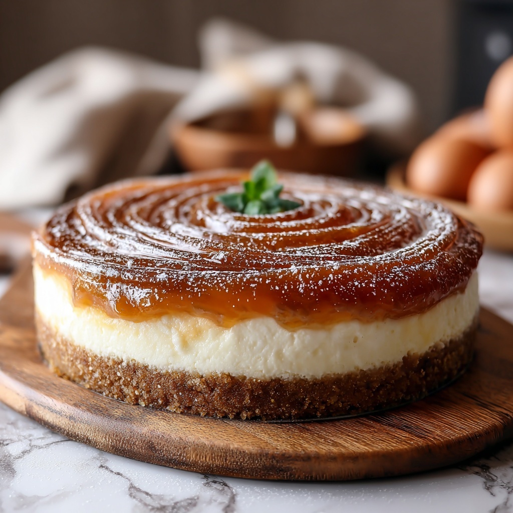 Cinnamon Roll Honeybun Cheesecake Recipe - Recipe Image