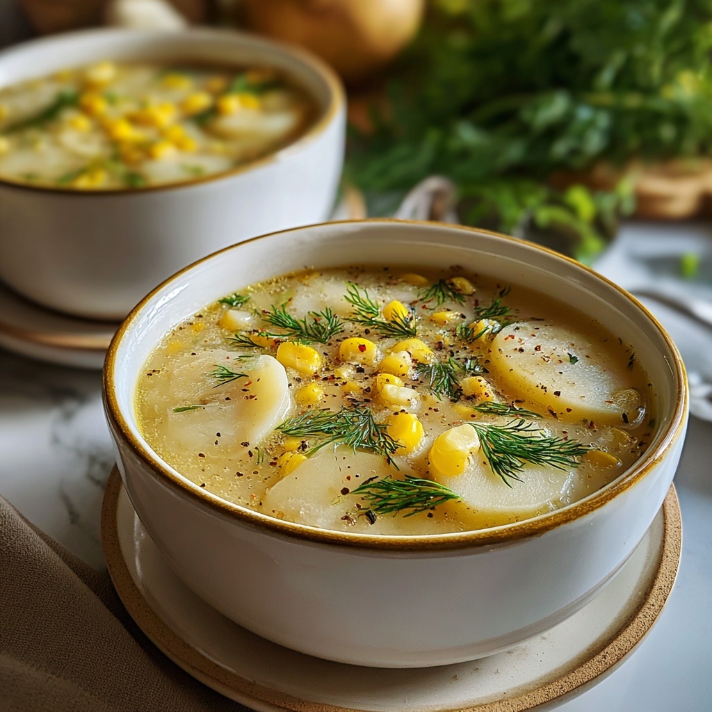 Avgolemono Soup: Greek Healing Lemon & Chicken Broth Soup Recipe - Recipe Image