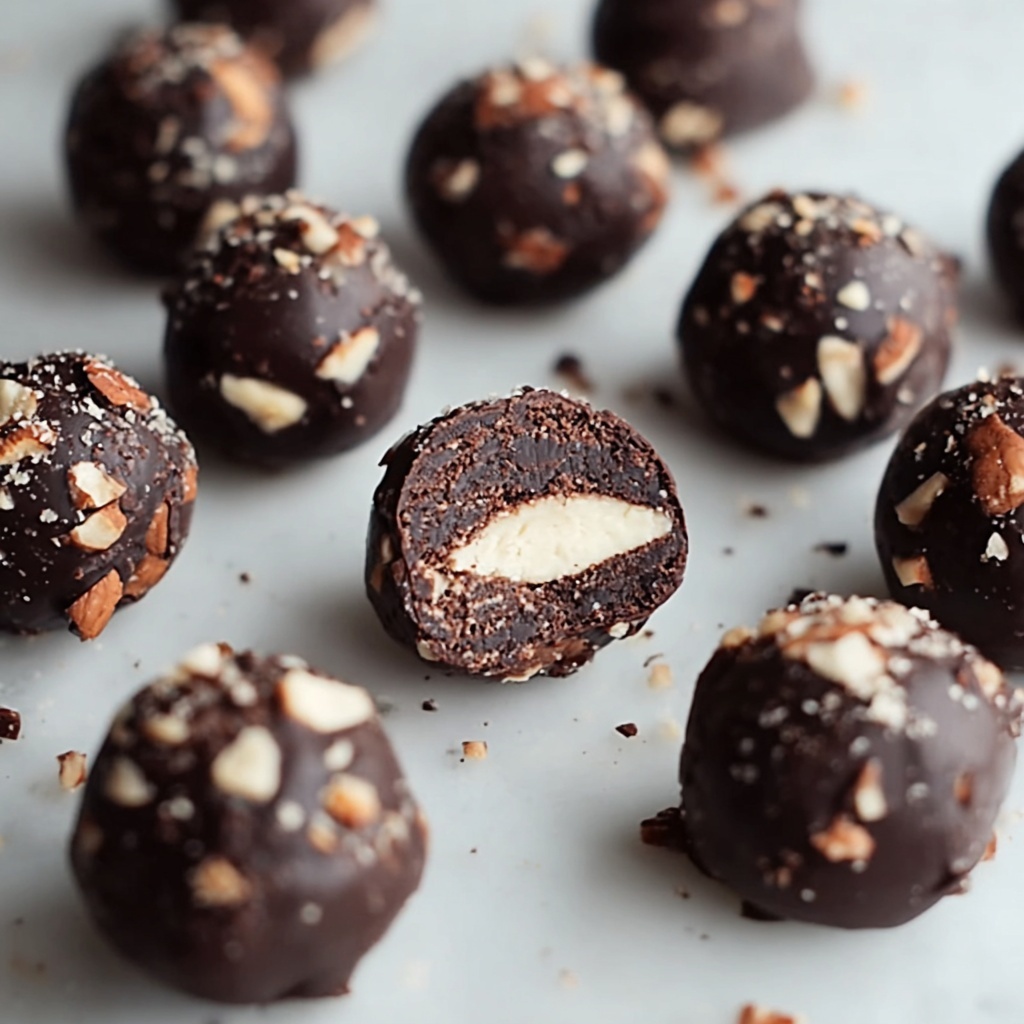 Healthy Dark Chocolate Almond Joy Bites Recipe - Recipe Image
