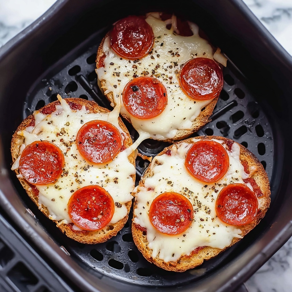 Air Fryer Bagel Pizzas Recipe - Recipe Image