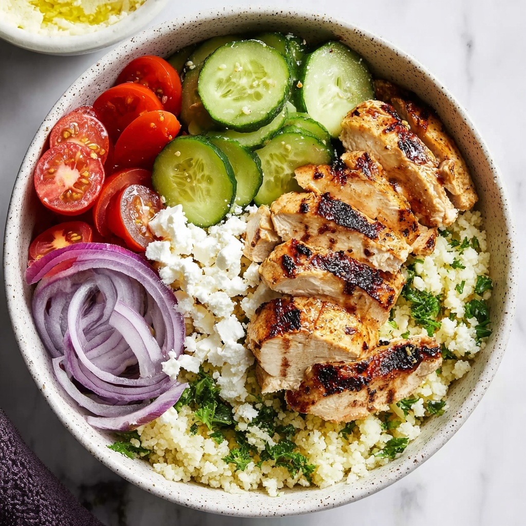 Greek Chicken Bowls Recipe - Recipe Image